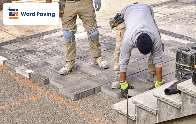 Laying Paver Blocks